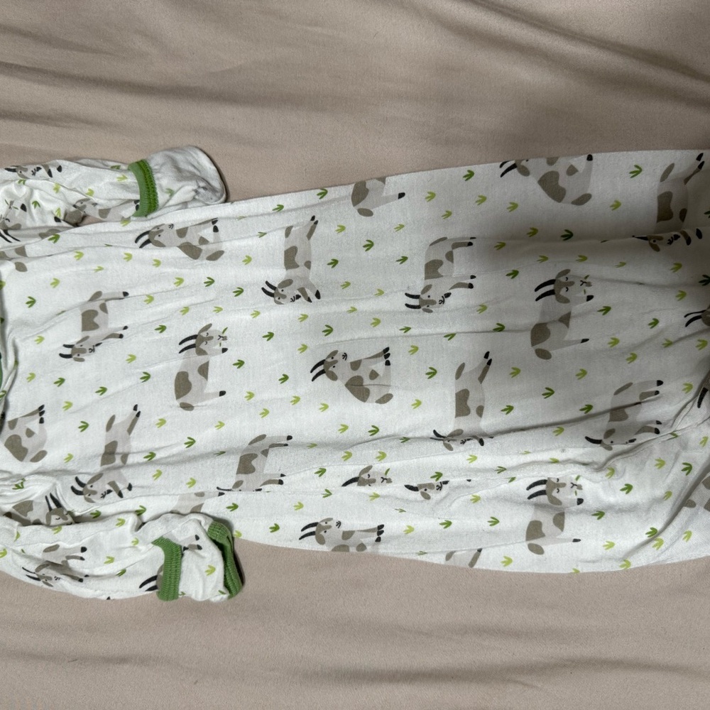 three boutique name brand baby gown all newborn/ 0-3 month (used)